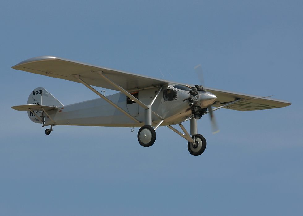 replica of Charles Lindbergh's 'Spirit of St Louis'