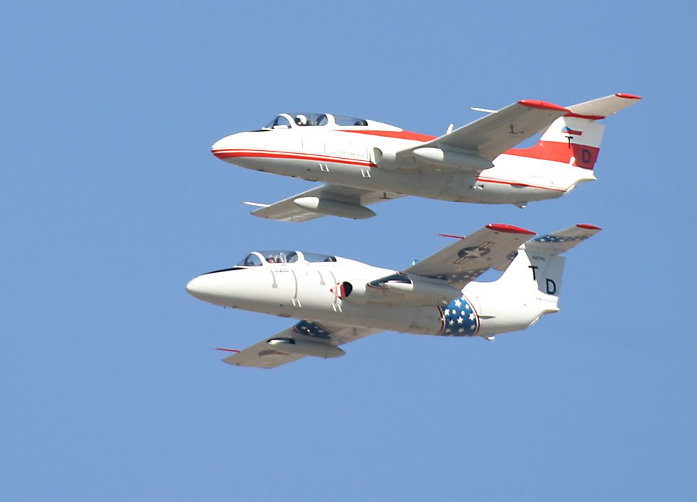 civilian L29 'Thunder Delfins' jet display team