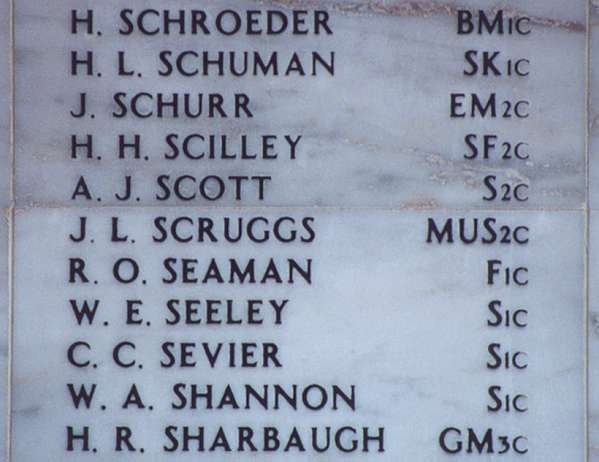 R.O. Seaman on the list of victims