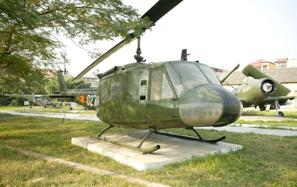captured UH-1 Iroquois helicopter in Vietnamese Air Force colors