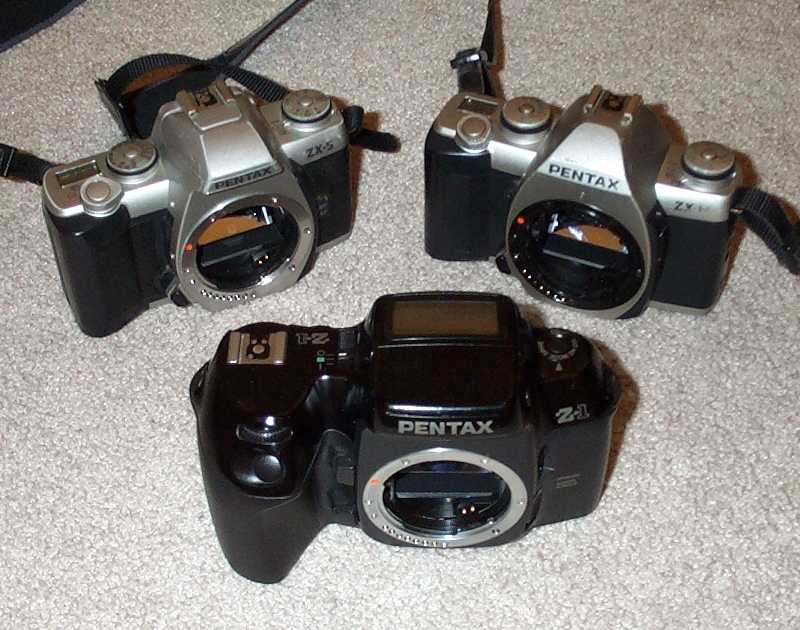 ZX-M, MZ-5 and Z-1 from the front