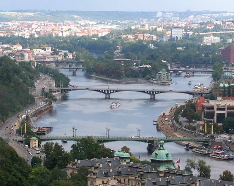 Vltava River at Prague (click