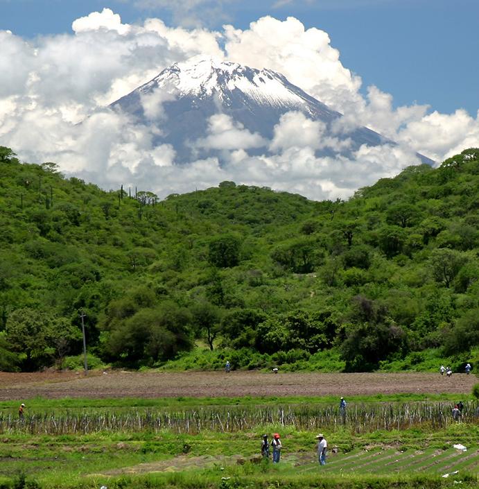 Popocatepetl  (click here to open a new window with this photo in computer wallpaper format)