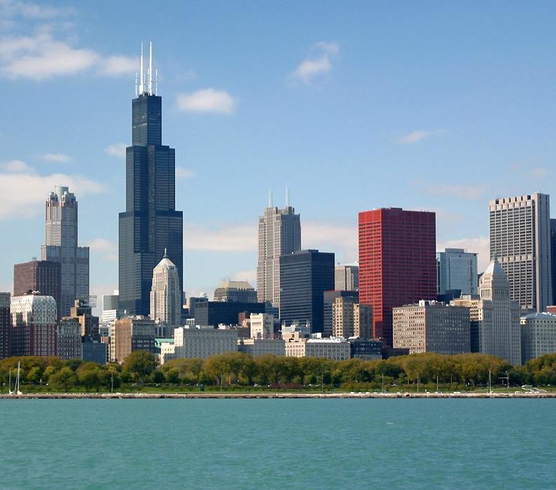 Chicago skyline (click here to