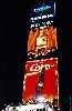 Coca Cola sign at night