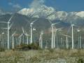 the Palm Springs wind farm with Mt San Gorgonio in the background