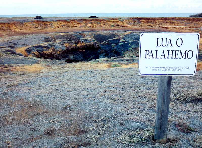 sign at Lua o Palahemo
