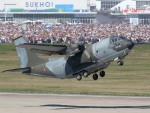photographed at the 2005 MAKS airshow in Russia using a Canon 20D camera and Canon 100-400mm image stabilized lens set to 400mm (1/500th second, f8, ISO 200)