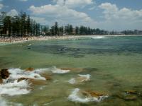 Manly beach photographed in January of 2003 using a Canon 1Ds camera and Sigma 15-30mm lens