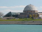 The Adler Planetarium photographed in October of 2002 using a Canon D60 camera and Canon 28-105mm lens set to 70mm  (1/90th second, f6.7, ISO 100)