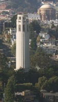 Coit Tower photographed in December of 2011 using a Canon 5D camera and Canon 28-135mm image stabilized lens set to 235mm (1/750th second, f4.5, ISO 200)